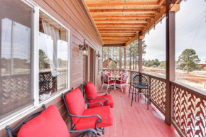 Peaceful Heber-Overgaard Cabin with Deck and Grill!